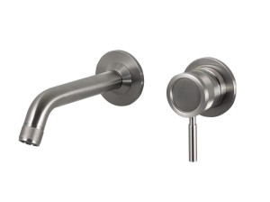 Смеситель для раковины из нержавеющей стали с 2 отверстиями