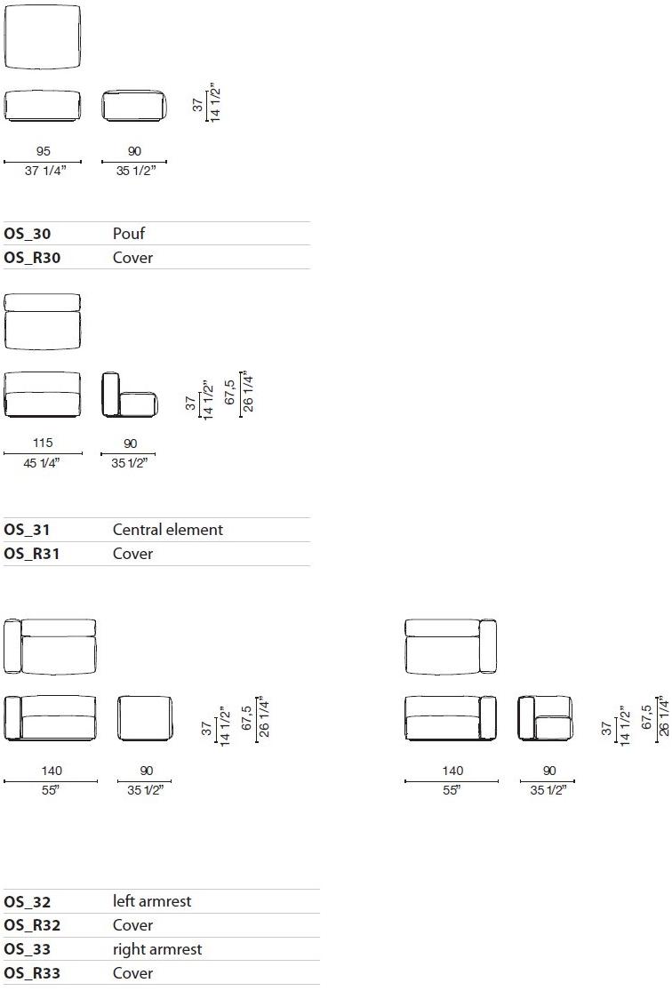 Cappellini Модульный диван со съемным кожухом sun-id-1435214 - Вид №15