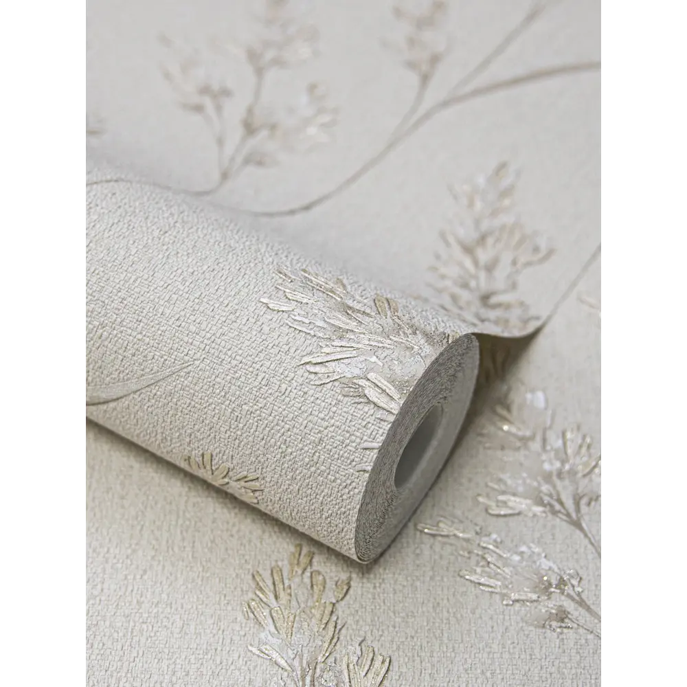 Флизелиновые обои Wallsecret Campo бежевые 1.06 м 89400486 STLM-1537140 - Вид №2