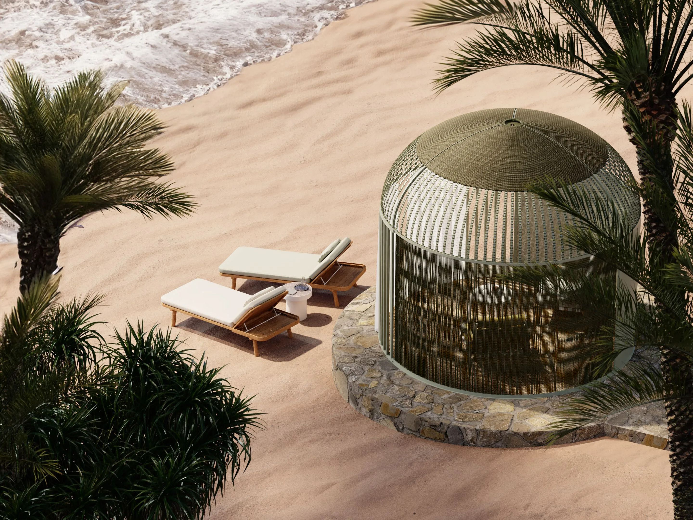 Круглая алюминиевая беседка YAAZ Fess ARCH-00068683