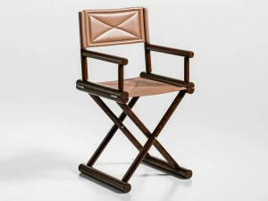 Caroti Режиссерское кресло в коже Via montenapoleone 1075/p