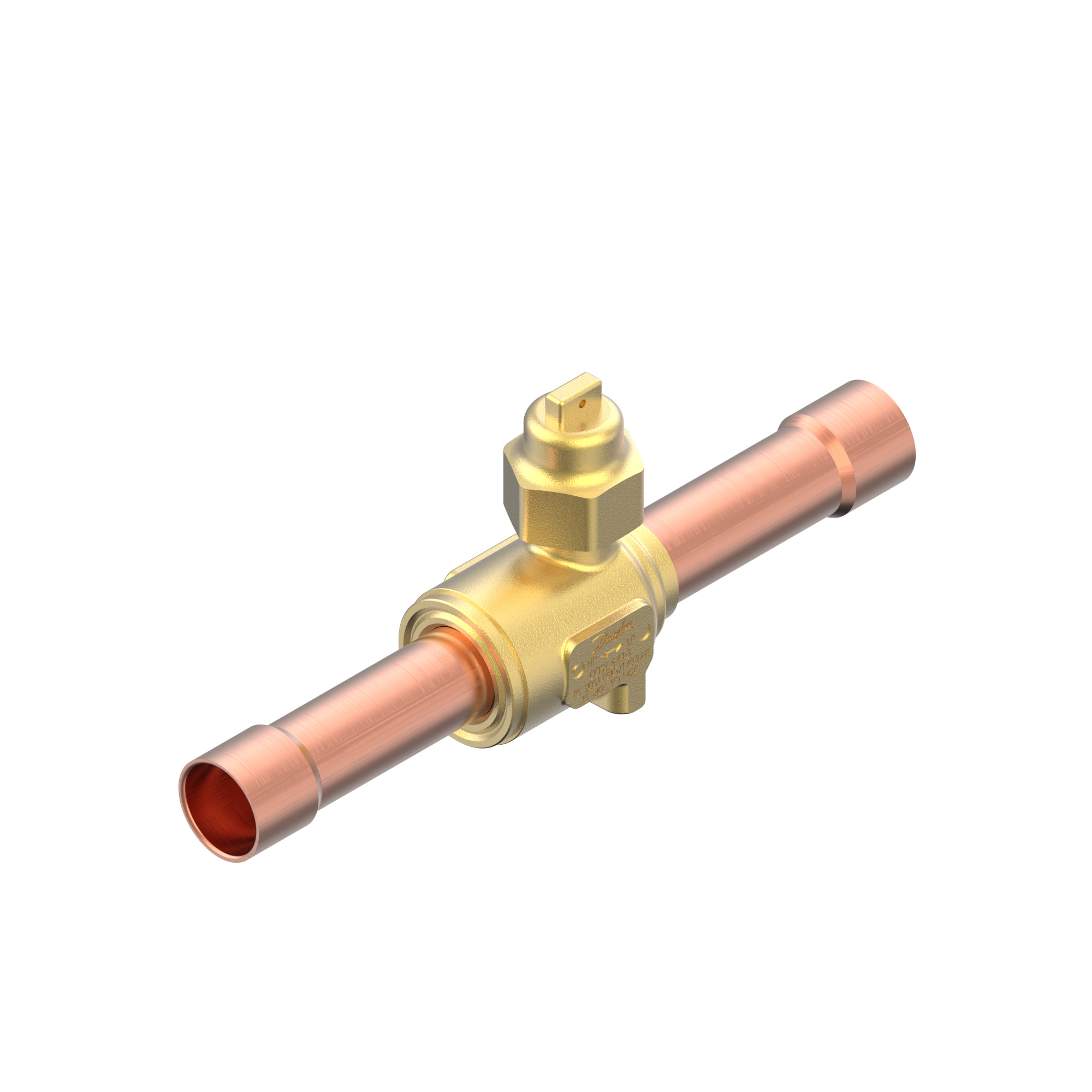 Danfoss GBCT — Запорные шаровые краны для CO2 140 бар GBCT 22s Кран шаровый 009L6589  - Вид №7