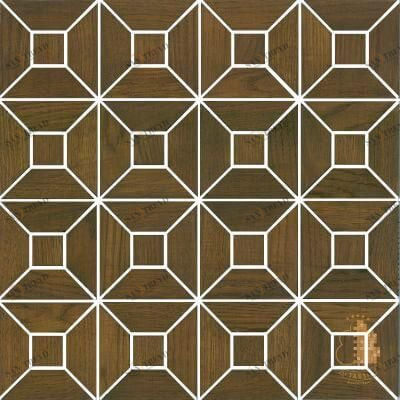 Мозаика и 3D панели из дерева Tarsi Квартал 6013 Дуб Селект с брашью (Текстурированная) 331х331 мм 1401100145