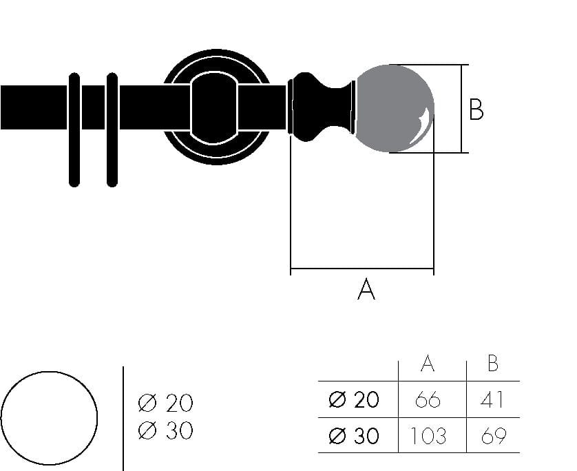 Железный и латунный карниз Frandoli Shiny Glass ARCH-00085360 - Вид №6