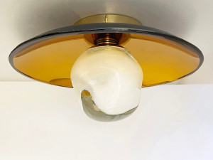 Стеклянный потолочный светильник