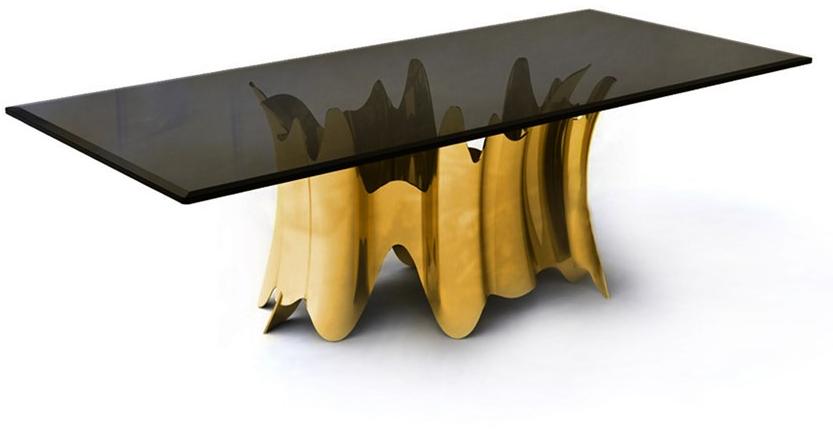 KOKET Обеденный стол из алюминия и стекла Obssedia sun-id-1458974 - Вид №1