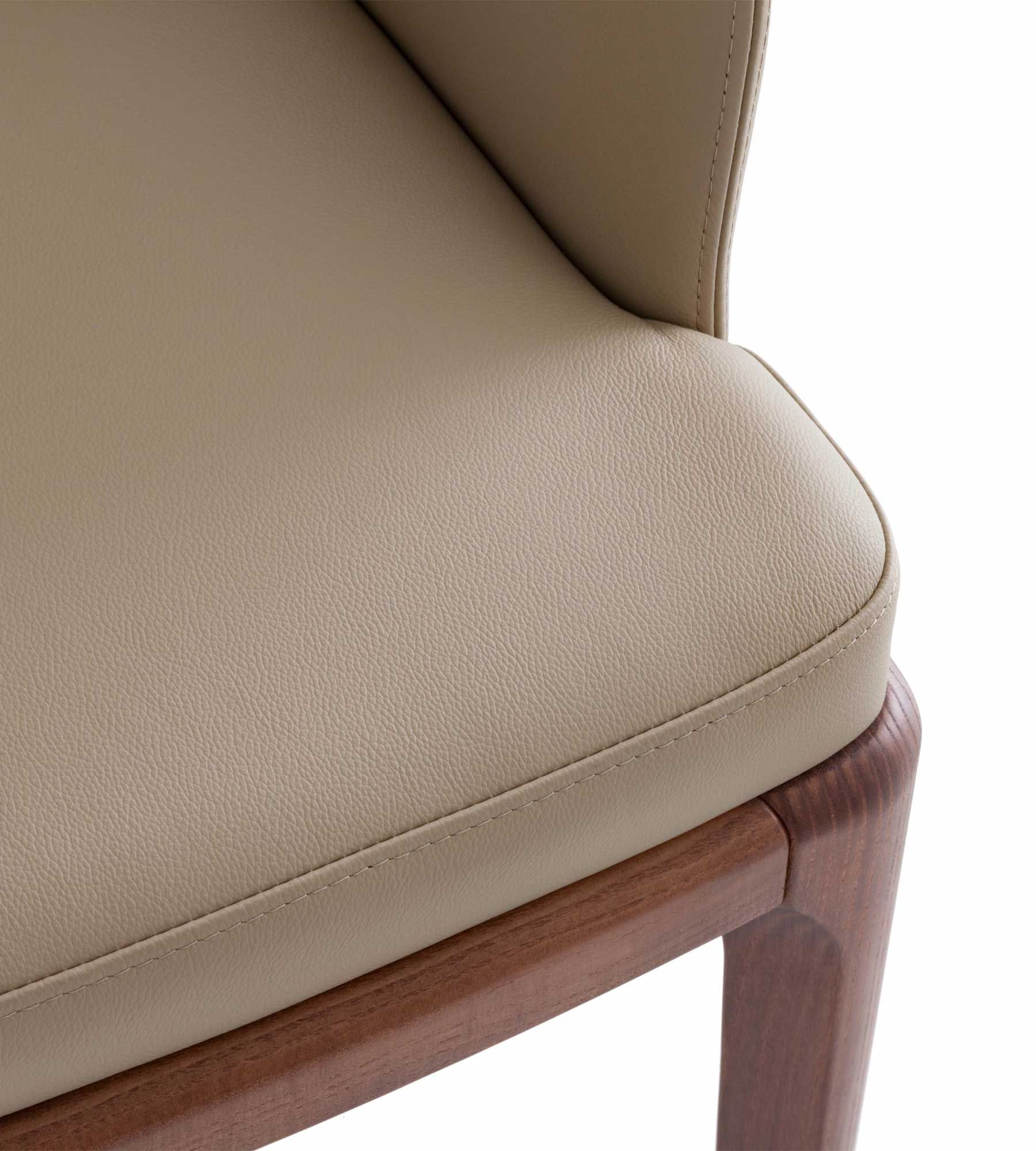 Кожаный мягкий стул с подлокотниками Morica Design Haute Couture ARCH-00086483 - Вид №3