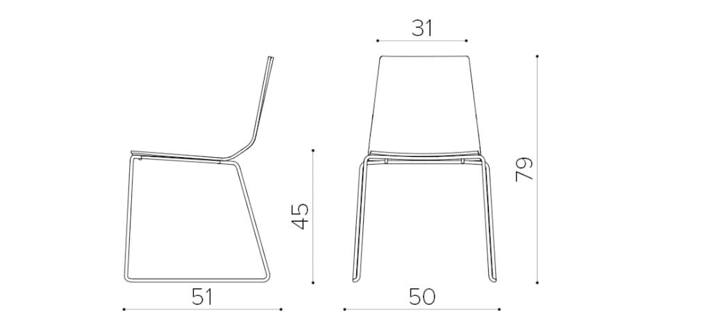 Сани стул с мягким сиденьем True Design ARCH-00111731 - Вид №8