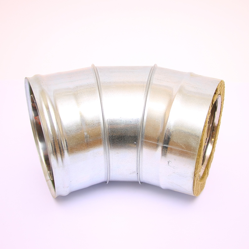 Сэндвич-колено 135" Ferrum Ф150х210 оцинкованная сталь (430/0,5мм) FD07150T4FC