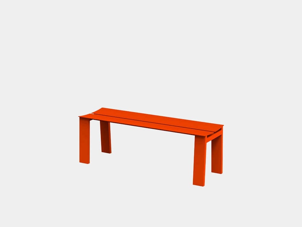 Алюминиевая скамья с порошковым покрытием RS Barcelona Seu ARCH-00067573 - Вид №19