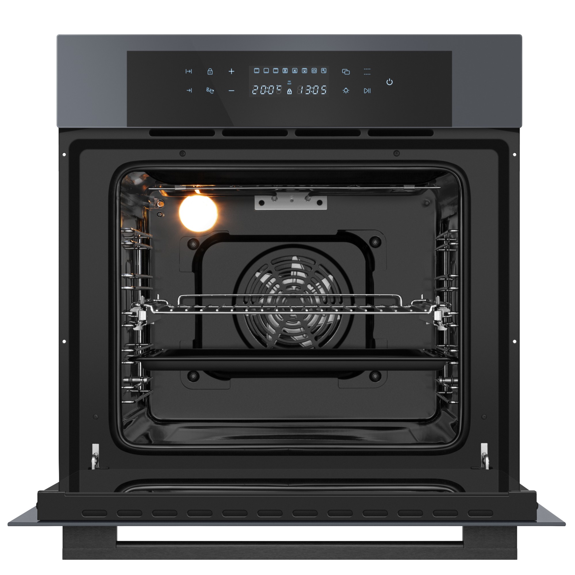 9202551 Электрический духовой шкаф Meferi MEO6010GR ULTRA серый STDN-0099798 - Вид №1