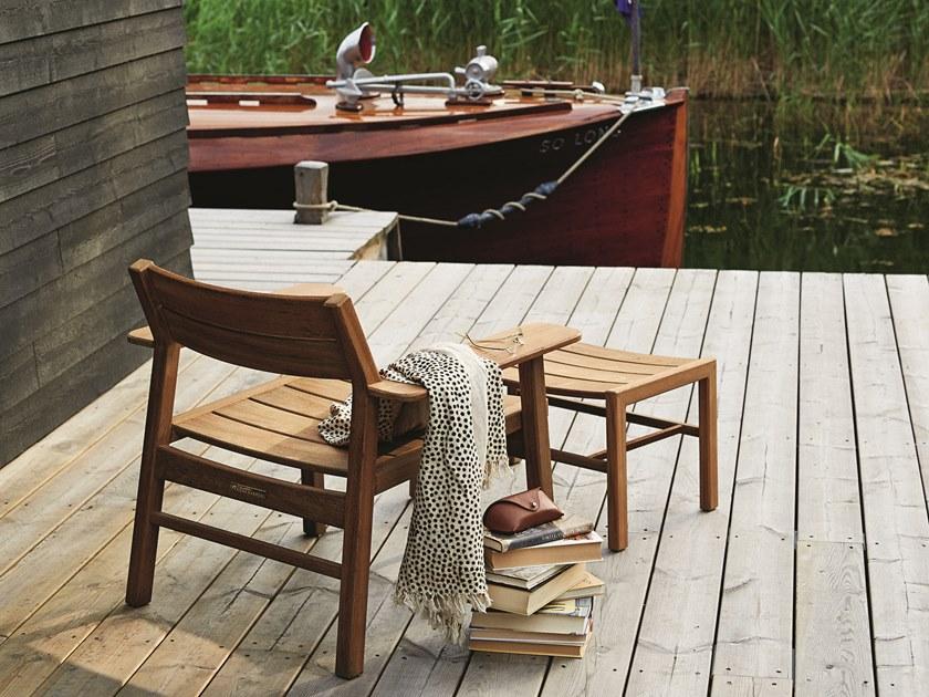 Skargaarden Прямоугольная подставка для ног из тика Djurö Djs-t - Вид №2