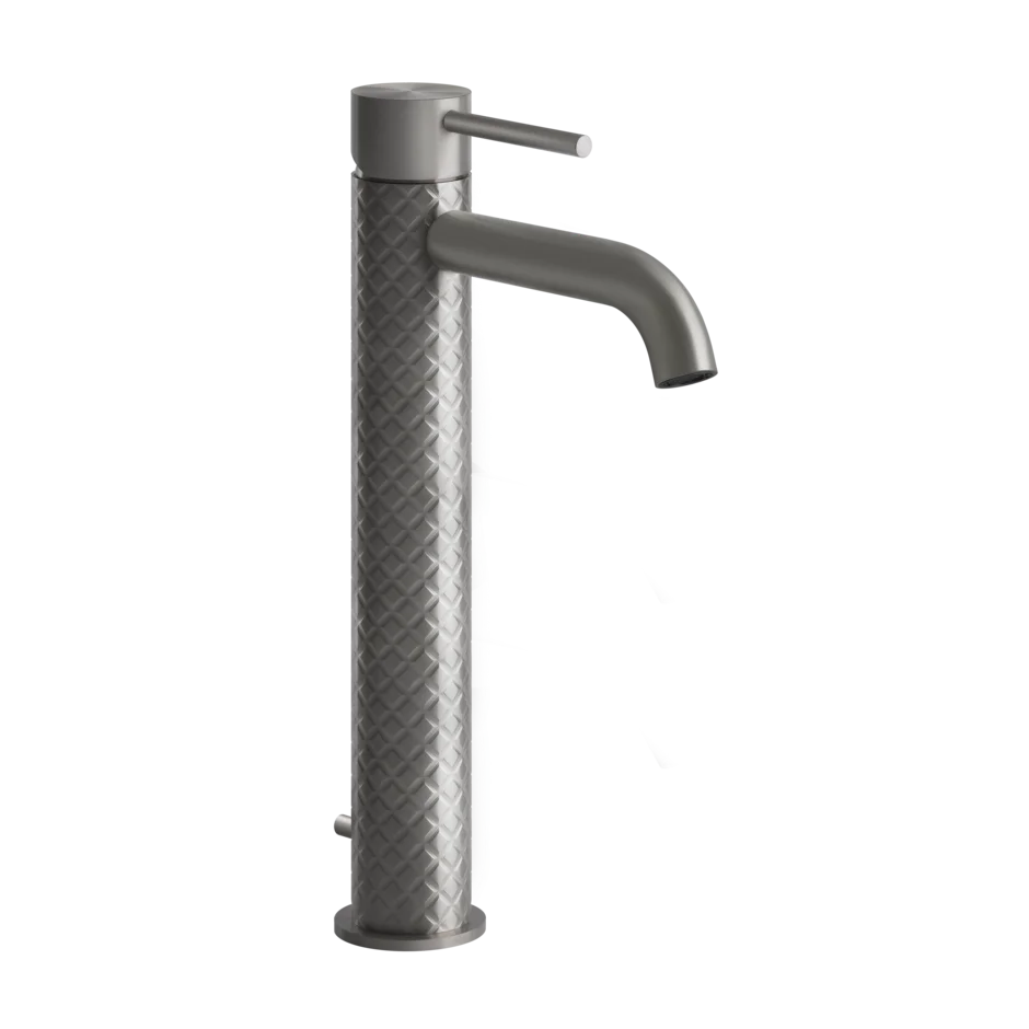 Смеситель для умывальника 54104 239 Gessi Gessi316 ПОЧИЩЕННАЯ ЩЕТКОЙ СТАЛЬ 54104239