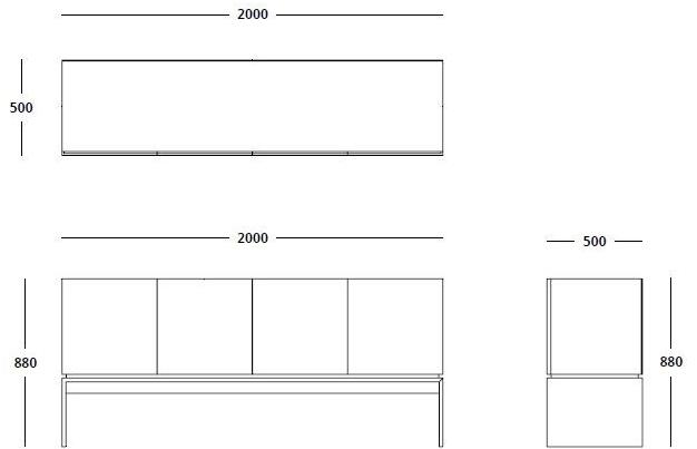 HMD INTERIORS Комод из фанерованной древесины с ящиками sun-id-1487789 - Вид №4