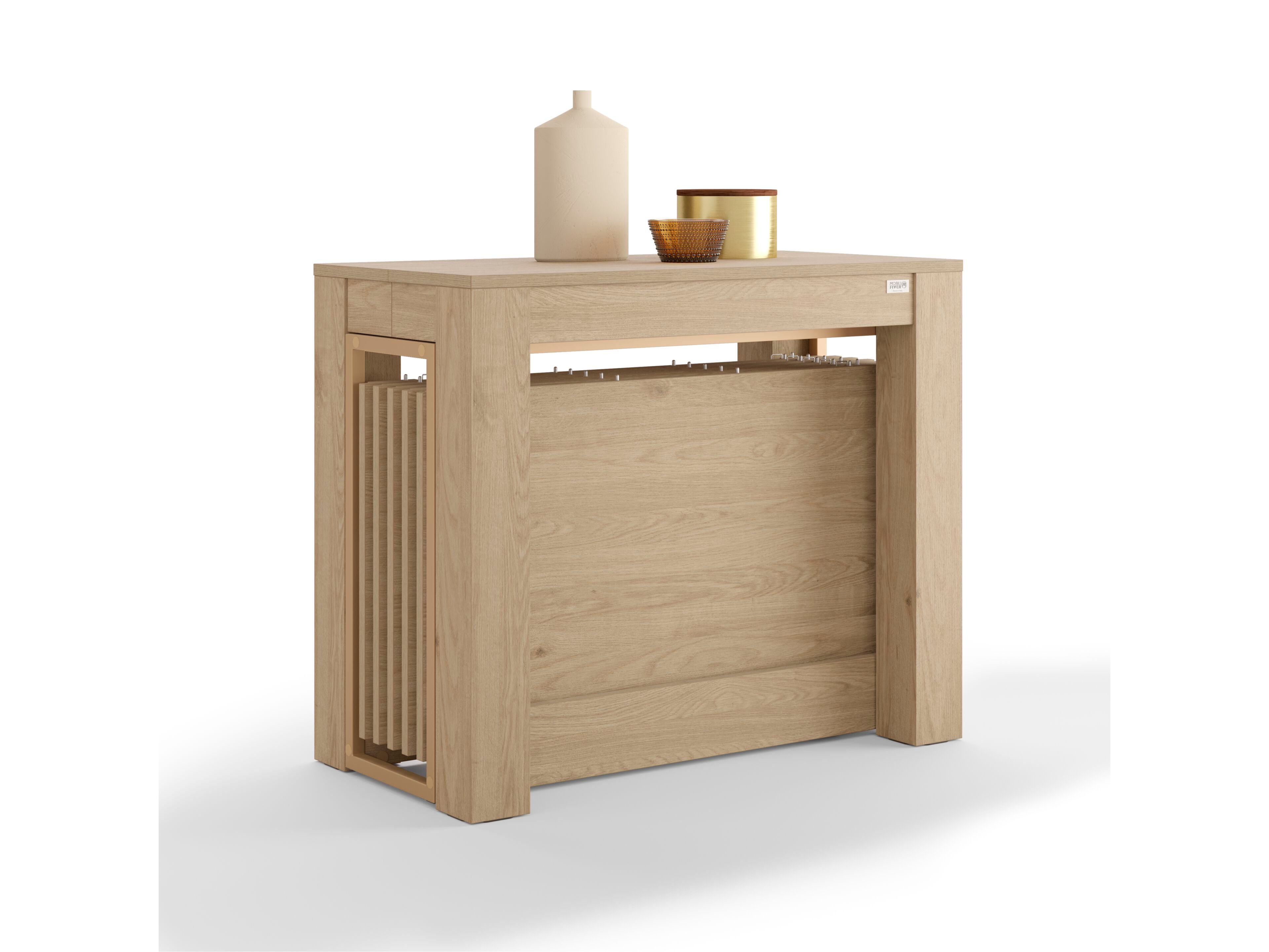 Выдвижная прямоугольная консоль из дуба Mobili Fiver Rachele ARCH-00120260