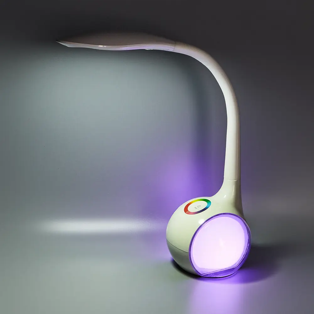 Настольная лампа светодиодная DPNR-LLTLL01-WTE регулируемый RGB свет цвета цвет белый 89372922 STLM-2078174 DIOPRO  - Вид №16