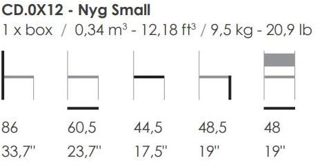 Fenabel Стул из мягкой ткани Nyg Cd.0x12 - Вид №1