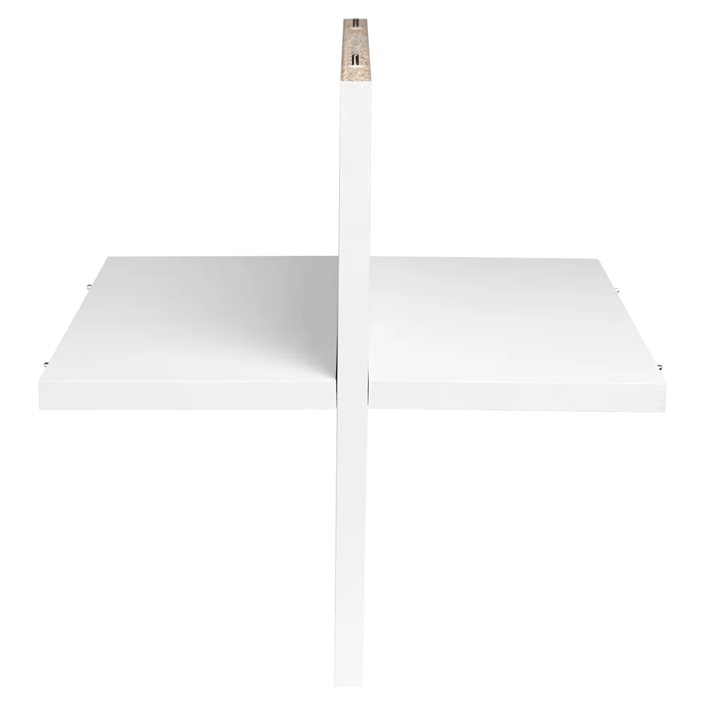 Вставка крестовая для стеллажа KONSENSA Руан 32.7x31.5 см ЛДСП цвет белый STLM-2102234 - Вид №3