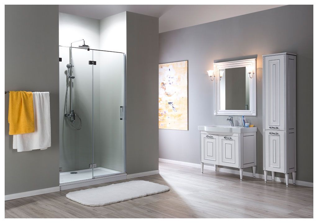 Тумба с раковиной Aquanet Паола 90 белый/серебро (керамика) 0018612100185340 - Вид №5