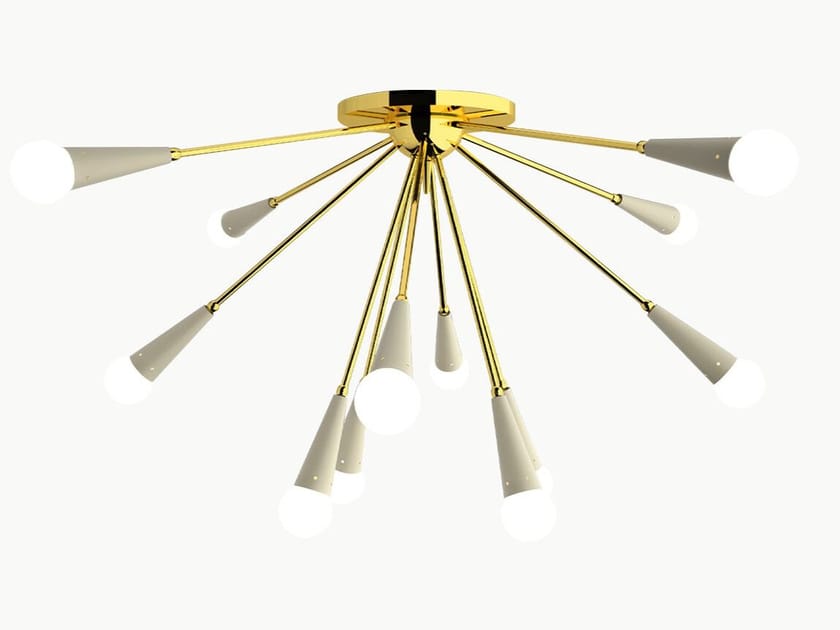 Металлический светодиодный потолочный светильник Lampex Italiana Галактика ARCH-00053149