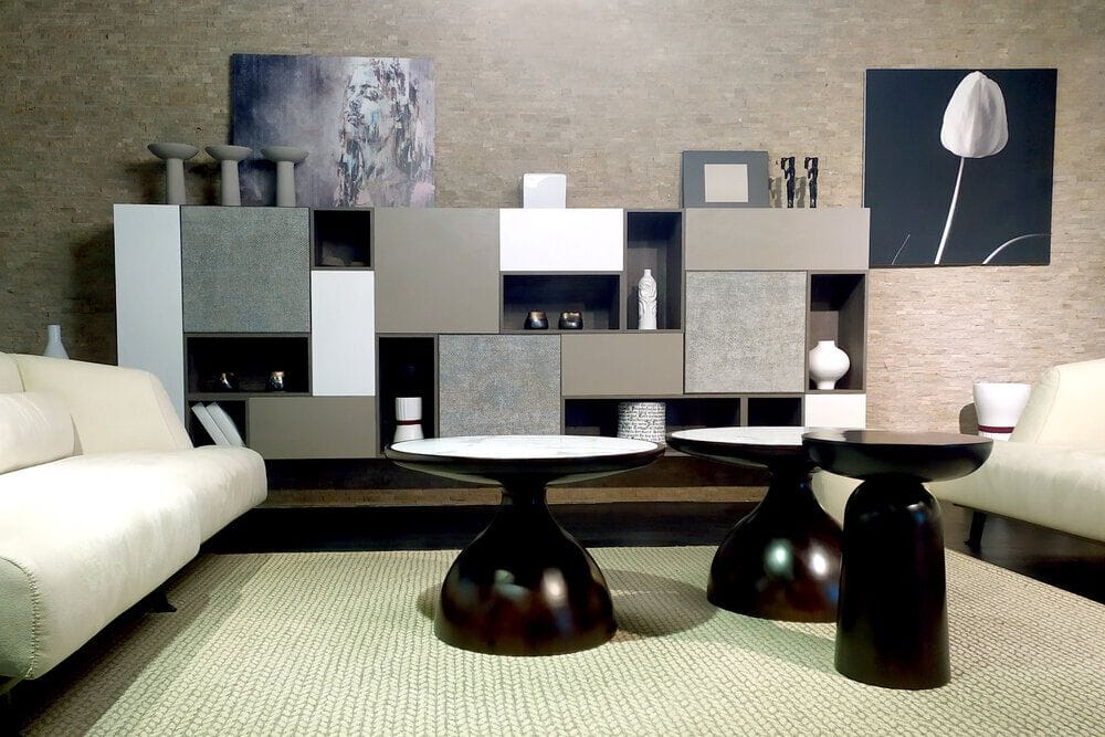 Подвесной книжный шкаф из шпона ABLE PLAZA ARCH-00060136 - Вид №3