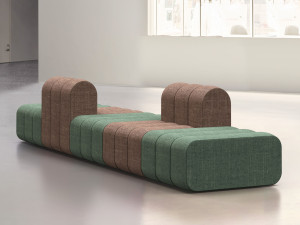 Модульный тканевый диван