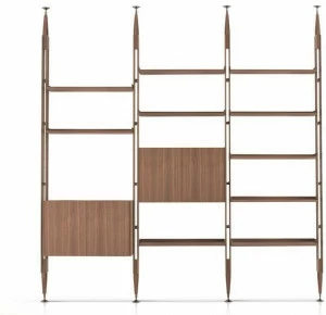 Cassina Стеллаж деревянный с креплением от пола к потолку