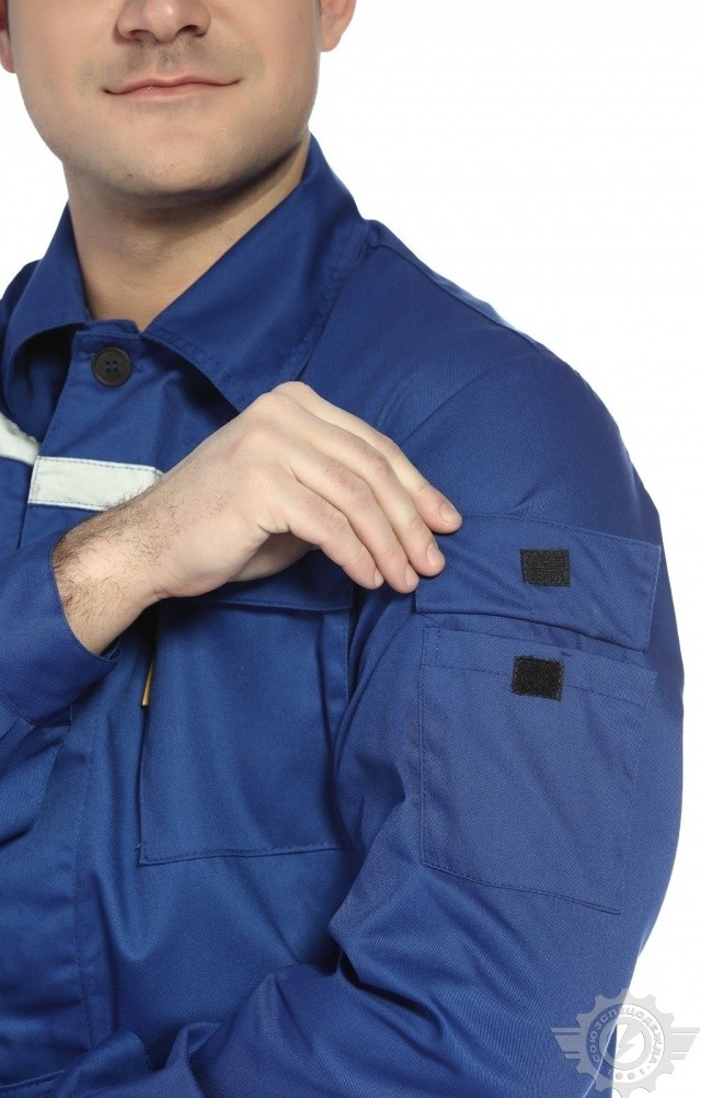 65537 Костюм "Эксперт-2" с СВП василек  Летняя спецодежда  размер 56-58/182-188  - Вид №15
