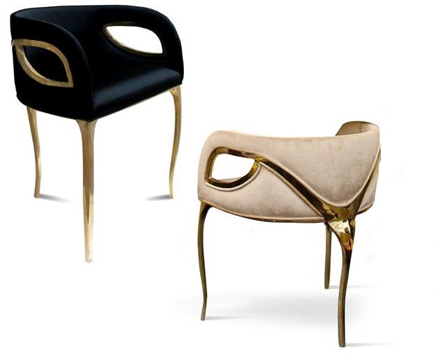 KOKET Мягкое бархатное кресло с подлокотниками Chandra sun-id-1505883 - Вид №8