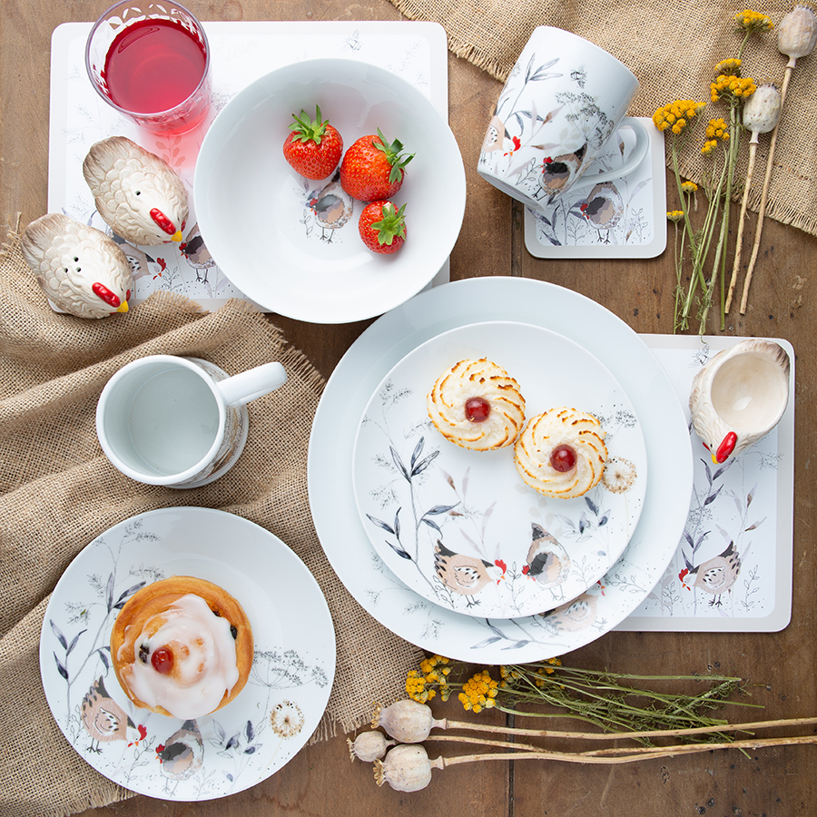 P_0059.638 Набор из солонки и перечницы country hens Price&Kensington  - Вид №3