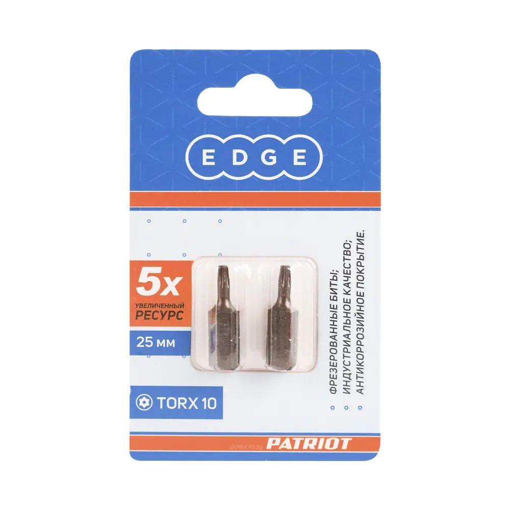 Бита Edge by Patriot 818010017 T10x25 мм, 2 шт. 88460805 STLM-2198120  - Вид №1