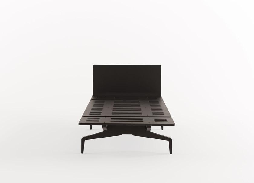 Alias Односпальная кровать из алюминия и дерева Legnoletto sun-id-1386514 - Вид №2