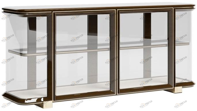 VOLPI Комод из дерева и стекла со встроенной подсветкой Luigi volpi Lv-14005.b