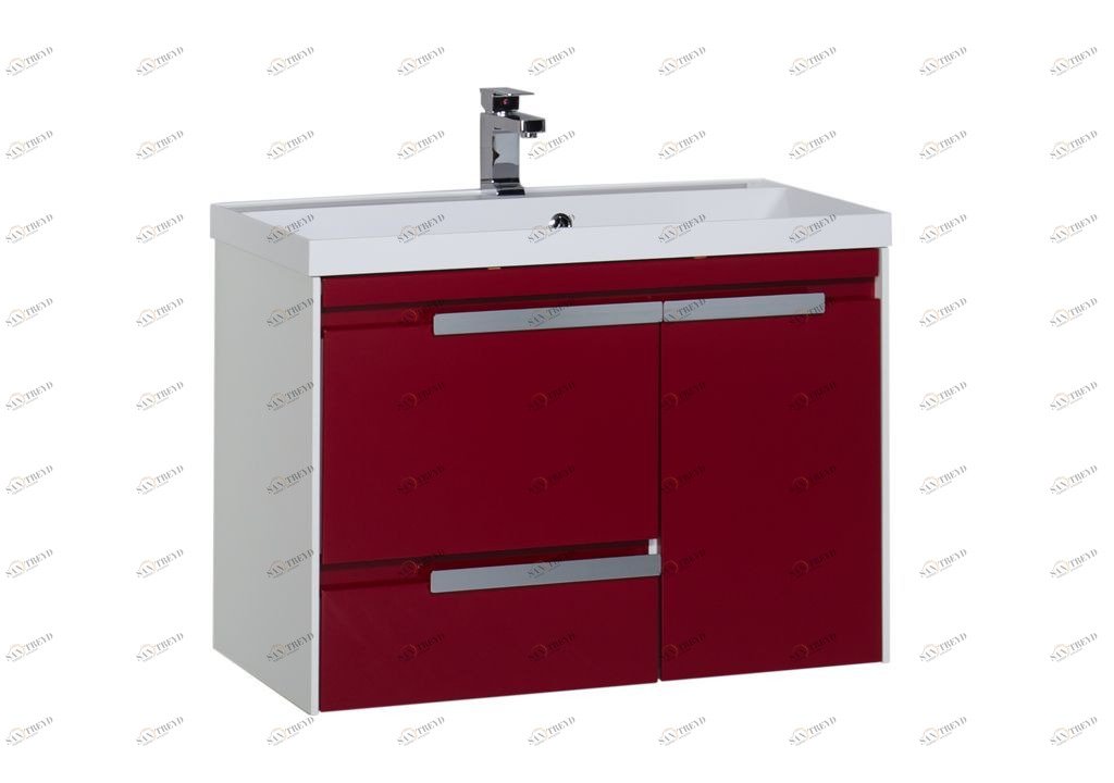 Тумба под раковину Aquanet Тиволи 90 бордо sun-id-271888