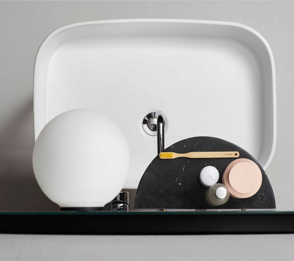 Ex.T Float Настенное зеркало с полкой и светильником EXSPFLOATCAR  - Вид №3