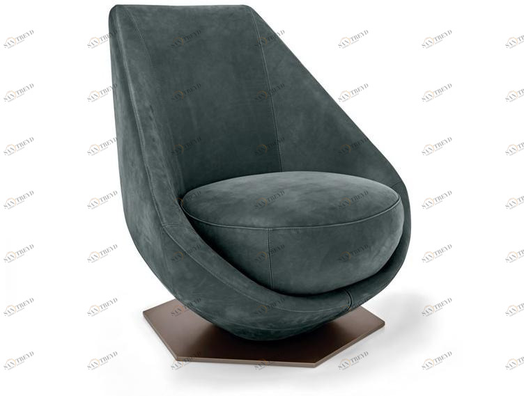 Arketipo Вращающееся кресло из ткани sun-id-1492274