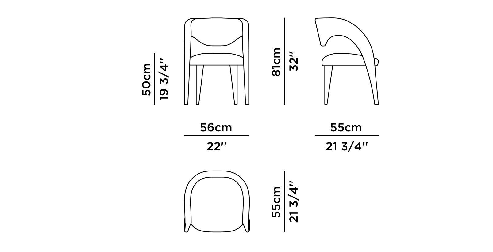 Бархатный стул с подлокотниками Greenapple Laurence ARCH-00052682 - Вид №14