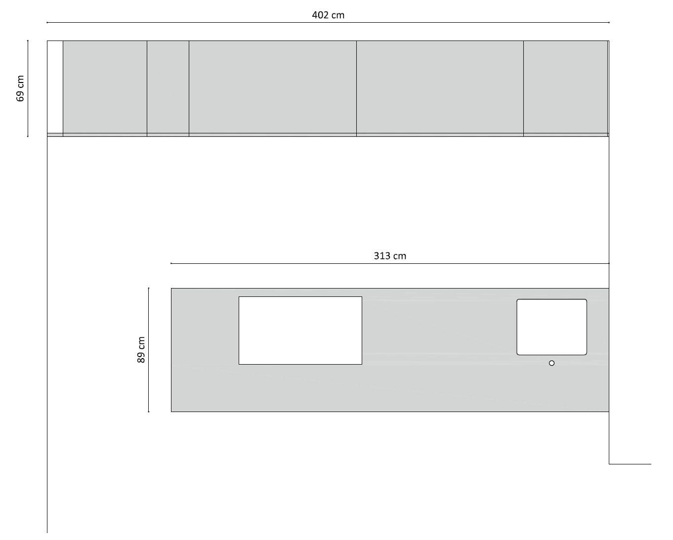 Кухня с полуостровом с двухтактным открытием TM Italia Cucine ARCH-00083678 - Вид №7