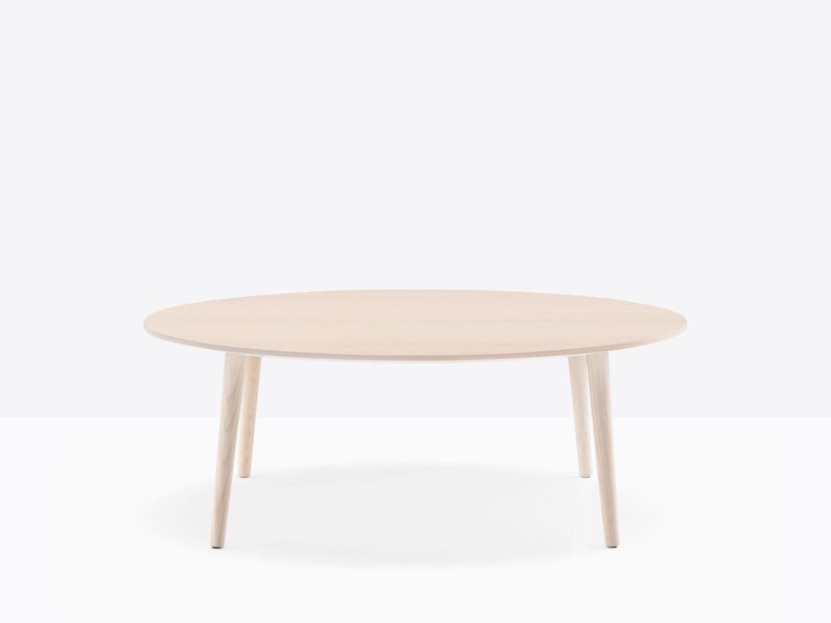 Круглый деревянный журнальный столик Pedrali Мальме ARCH-00097291