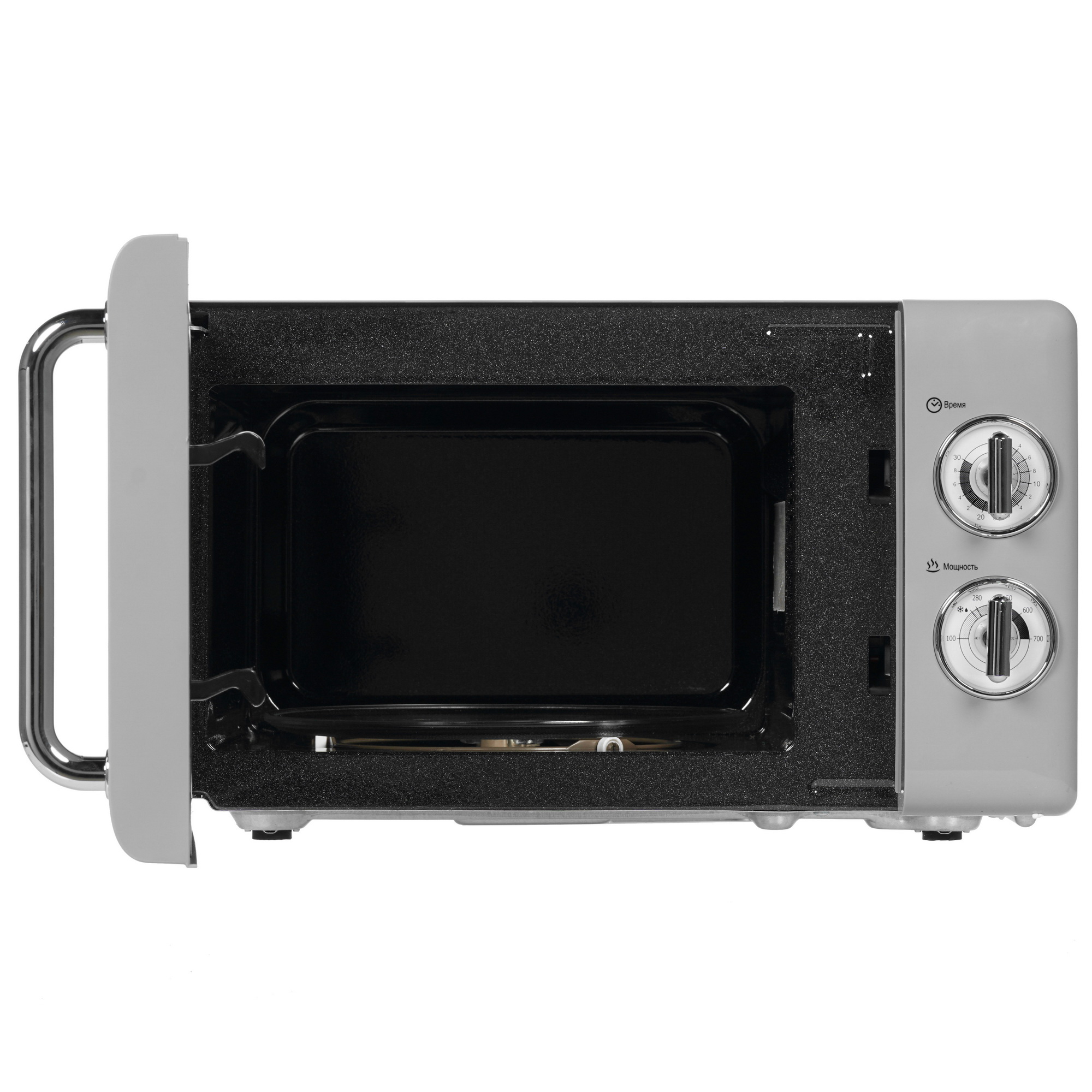 8152752 Микроволновая печь Tesler MM-2045 серебристый STDN-0093758 - Вид №4