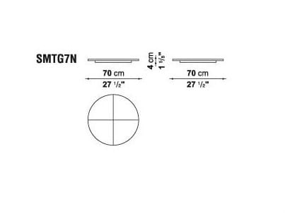 Круглый деревянный стол с Lazy Susan Maxalto Xilos ARCH-00012359 - Вид №2