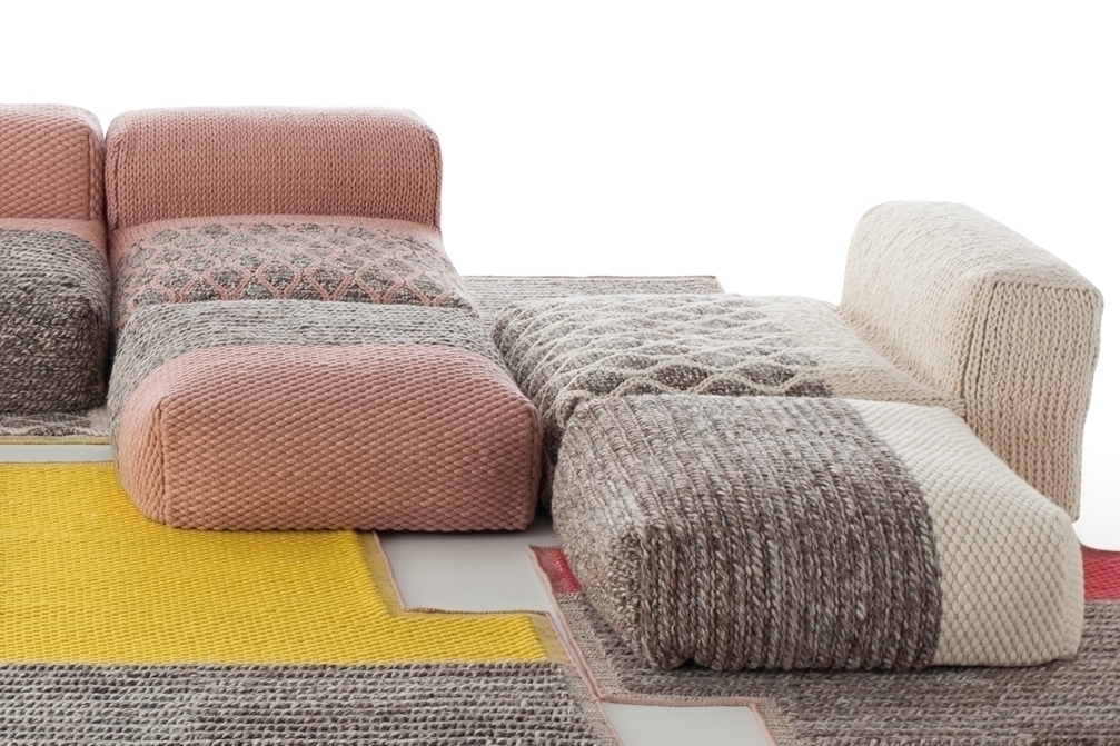 070834 Пуф Plait Pink GAN Mangas Space  - Вид №4