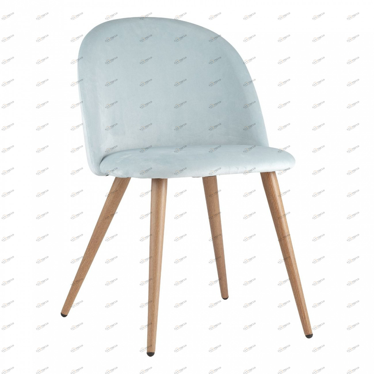 Стул с мягкой обивкой пыльно-голубой "Лион" STOOL GROUP ДИЗАЙНЕРСКИЕ 00-3881985 Голубой 