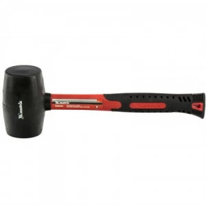 Киянка резиновая 680г черная резина, фиберглассовая рукоятка MATRIX