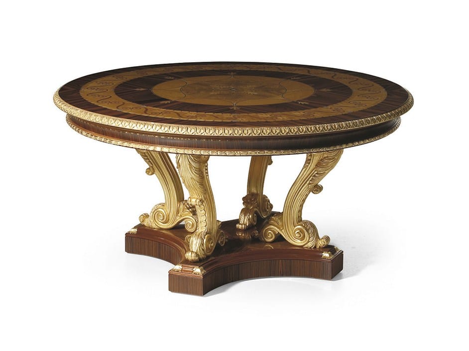 Круглый стол из розового дерева OAK Галерея ARCH-00012081