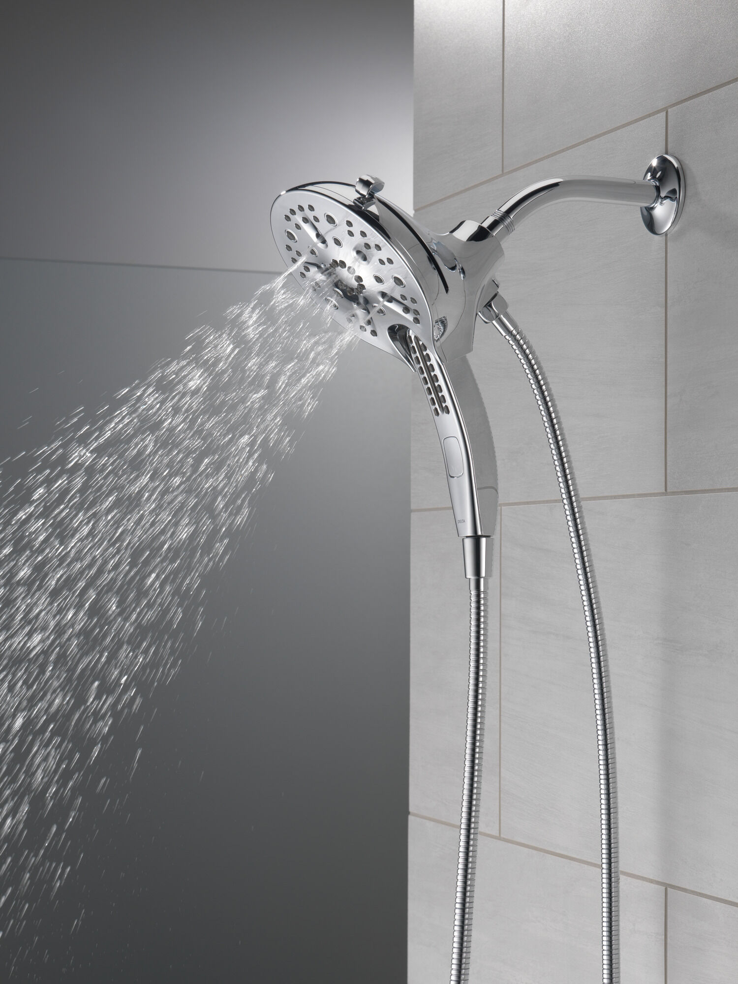 58620-PK In2ition® H2Okinetic® Душ два в одном с 5 настройками Delta Faucet Universal Showering Хром  - Вид №16
