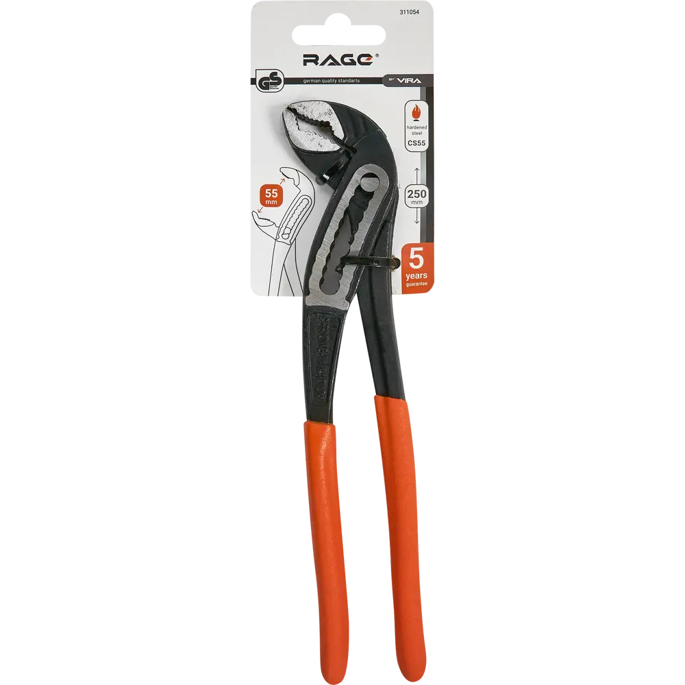 Переставные клещи Rage 250 мм с широким зевом до 55 мм 87672991 STLM-1321710 - Вид №2