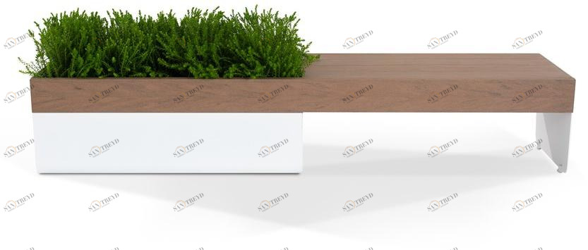 Tarimatec Скамья wpc со встроенной сеялкой Accessori sun-id-1507445