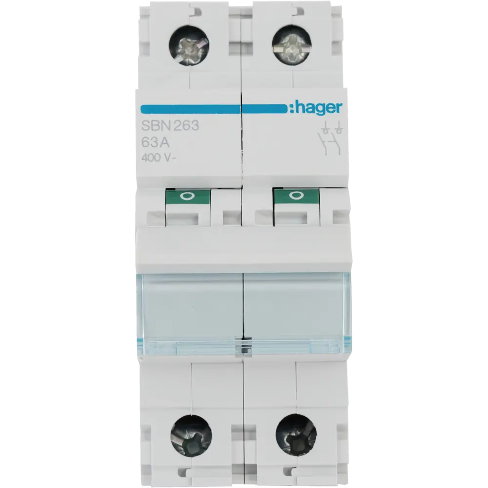 Выключатель нагрузки Hager SBN263 1 N 63 А STLM-2179237 - Вид №1