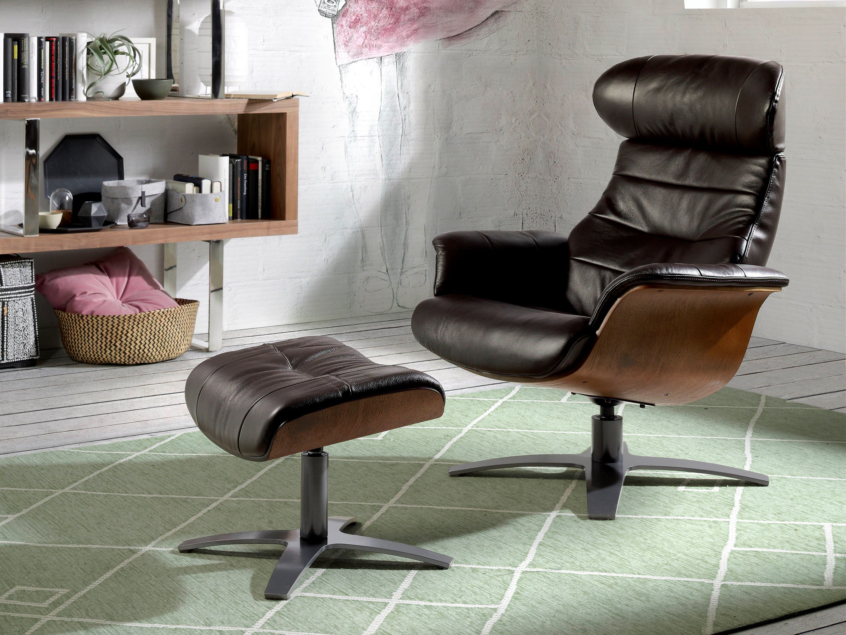 Кожаное кресло с подлокотниками Angel Cerda Nature Life ARCH-00027820 - Вид №7